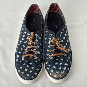 Sperry Navy Star Canvas Shoes